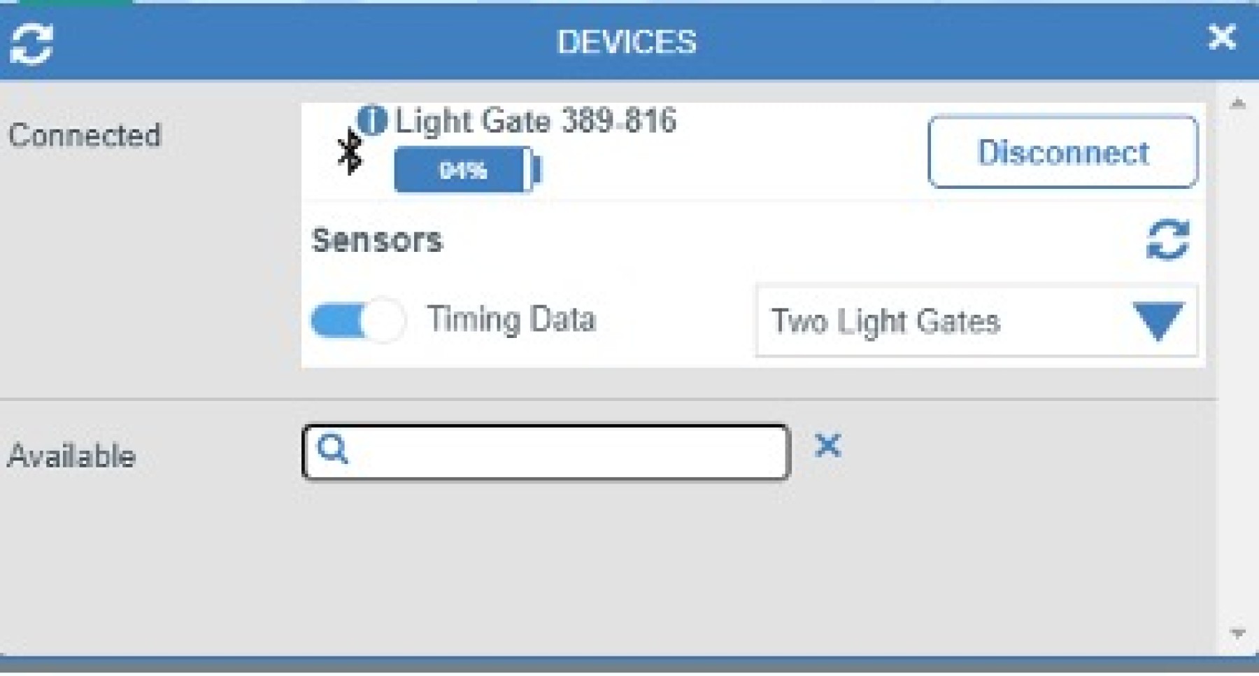 two light gate setup